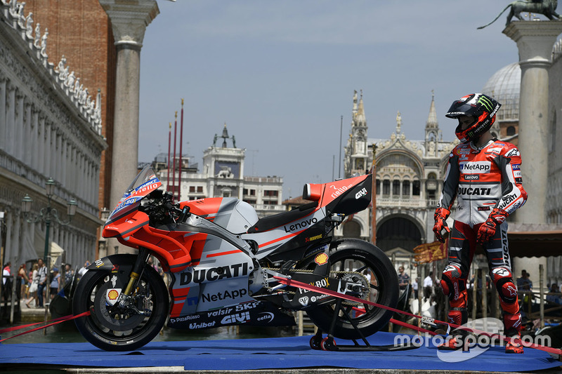Jorge Lorenzo, Ducati Team evento en Venecia