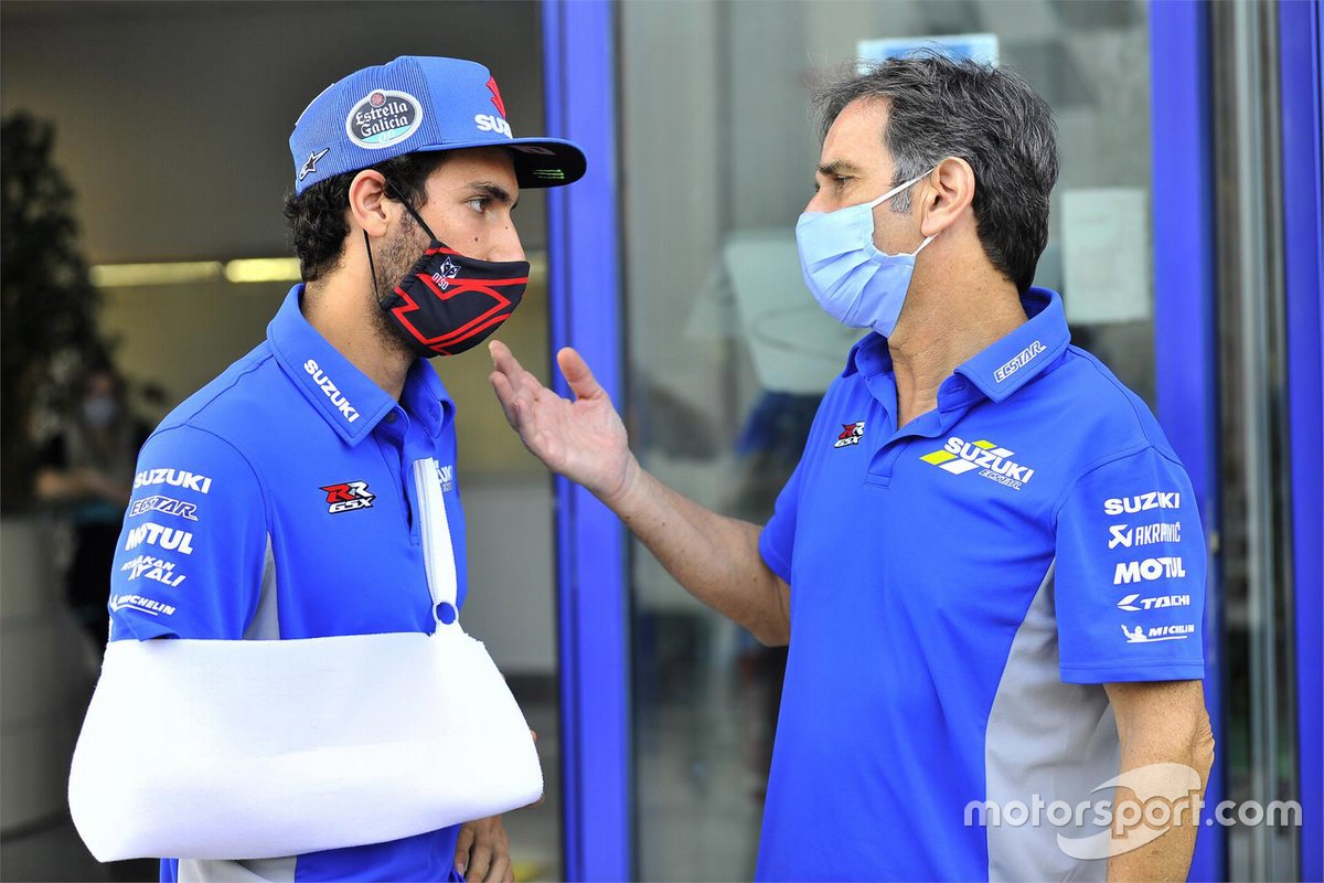 Alex Rins, Team Suzuki MotoGP with injury