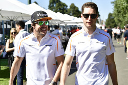 Fernando Alonso, McLaren ve Stoffel Vandoorne, McLaren