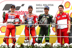 Podium: 1. Andrea Dovizioso, Ducati Team; 2. Jorge Lorenzo, Ducati Team; 3. Johann Zarco, Monster Ya