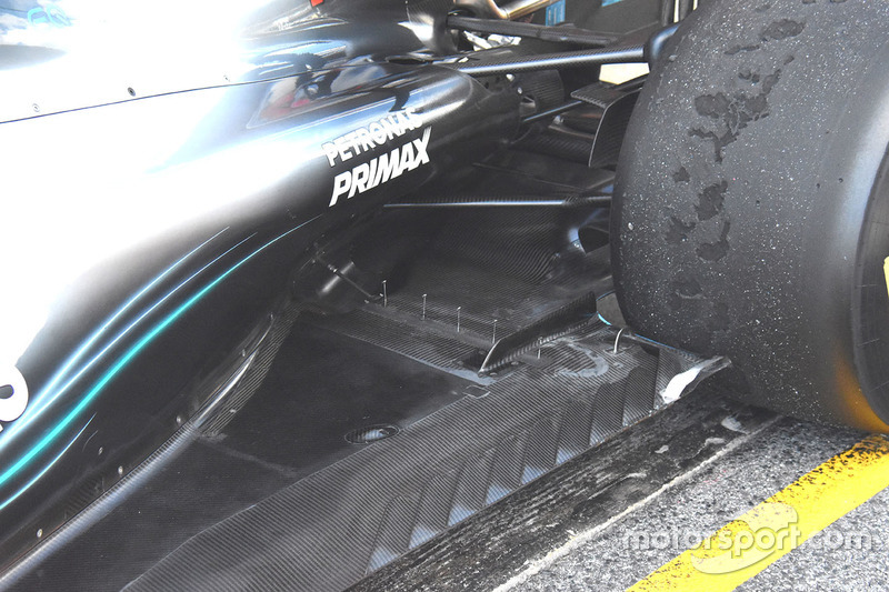 Mercedes W09: Sensoren