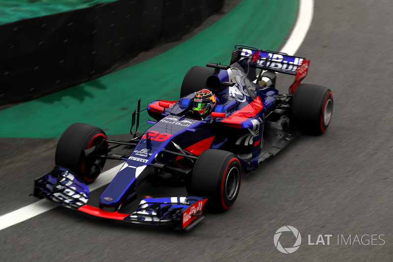 Сход. Брендон Хартли, Toro Rosso