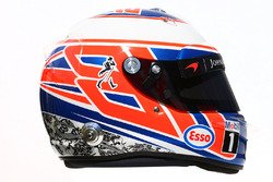Il casco di Jenson Button, McLaren