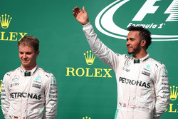 Ніко Росберг, Mercedes AMG Petronas F1 W07 та Льюїс Хемілтон, Mercedes AMG F1 W07