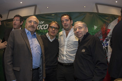 (izq-der) José Abed Vicepresidente de FIA México;Adrian Férnandez; Ricardo Gonzalez RGR Sport y Jea