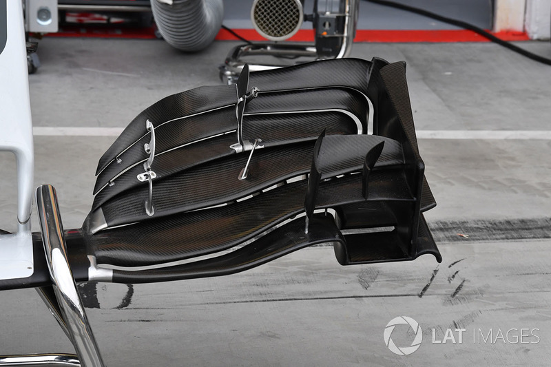 Haas VF-17 ön kanat detay