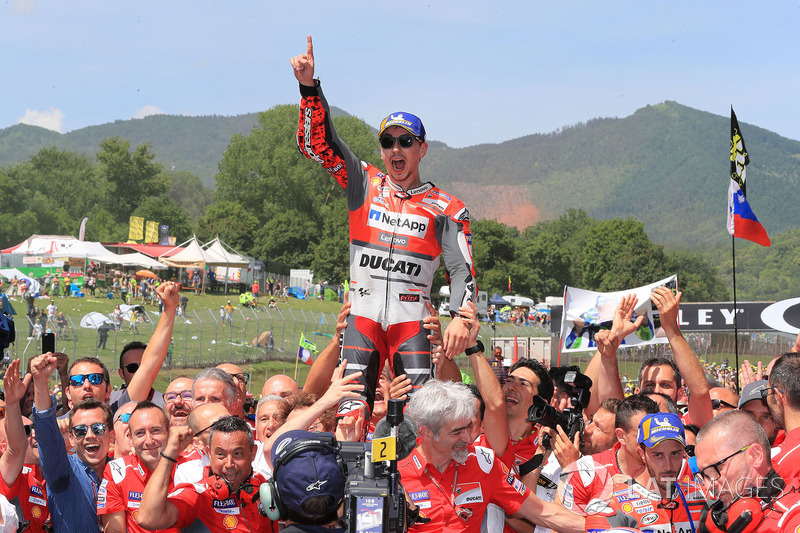 Pemenang balapan, Jorge Lorenzo, Ducati Team