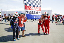Fans of Max Verstappen, Red Bull, Sebastian Vettel, Ferrari