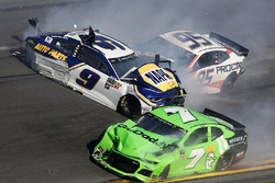 Chase Elliott, Hendrick Motorsports Chevrolet Camaro Kasey Kahne, Leavine Family Racing Chevrolet Camaro Danica Patrick, Premium Motorsports Chevrolet Camaro