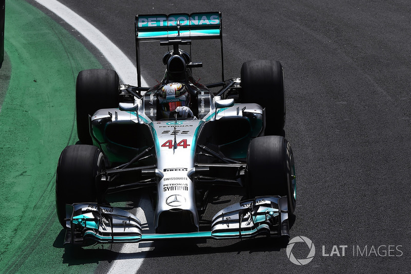 2014: Juara dunia, Lewis Hamilton, Mercedes AMG F1 W05 Hybrid