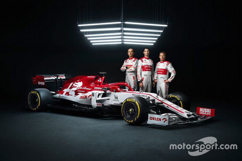 Kimi Raikkonen, Antonio Giovinazzi, Robert Kubica, Alfa Romeo Racing C39