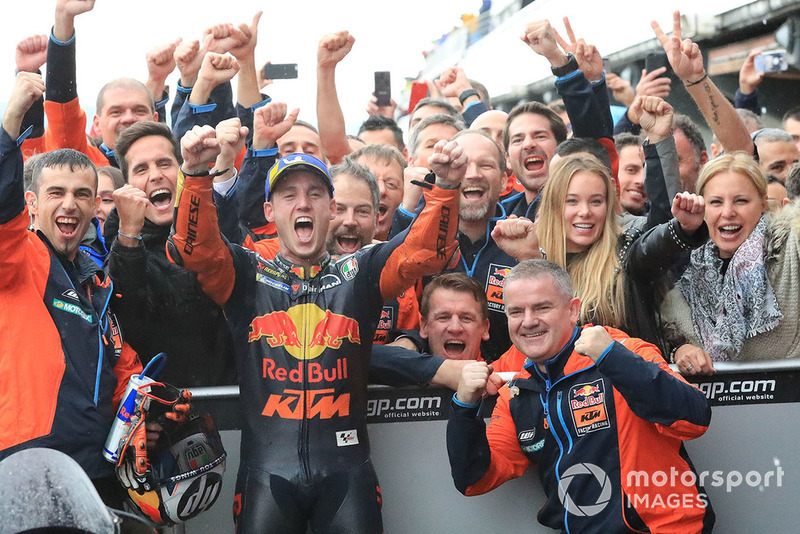 Pol Espargaró firmó su primer podio en MotoGP, y el primero para KTM