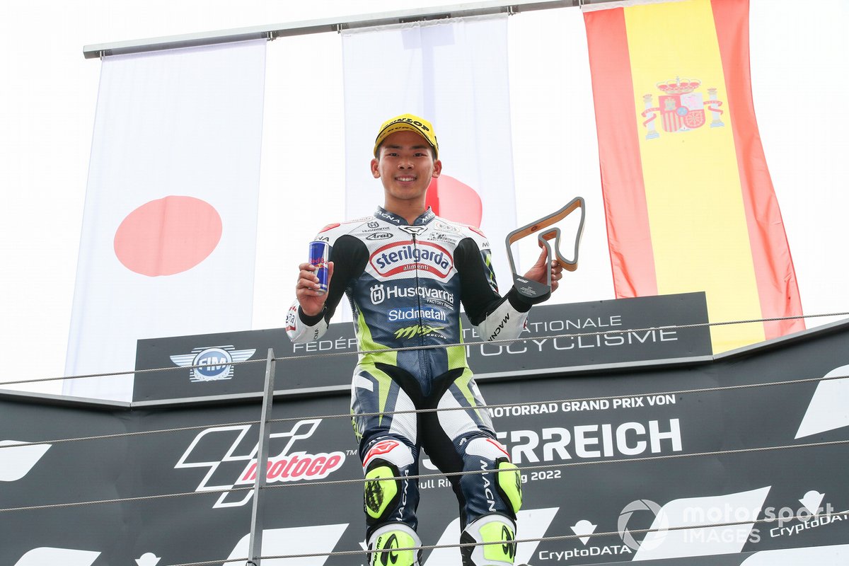 オーストリアGPMoto3クラスでは日本人ライダーがワンツーフィニッシュ