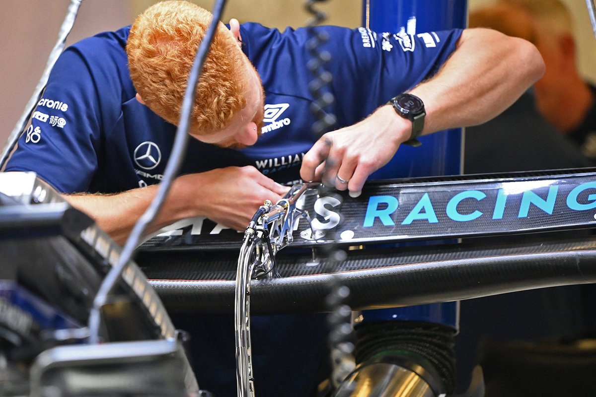 Detalle del Williams FW44