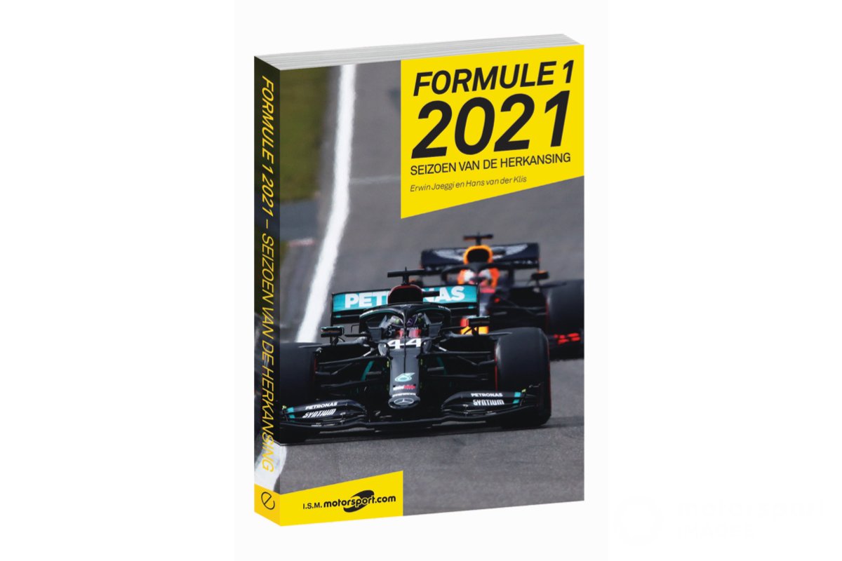 Cover van het boek 'Formule 1 2021 - Seizoen van de herkansing'