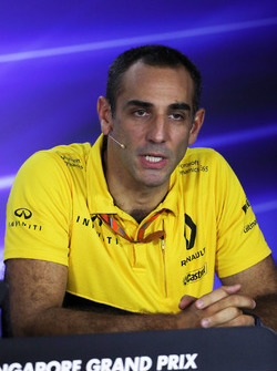Cyril Abiteboul, Managing Director Renault Sport F1 nella conferenza stampa