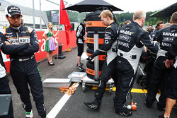 Sergio Perez, Sahara Force India F1 on the grid