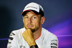 Дженсон Баттон, McLaren на прес-конференції
