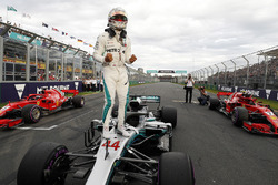 Polesitter Lewis Hamilton, Mercedes AMG F1 W09