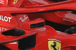 Ferrari SF71H wing mirror detail