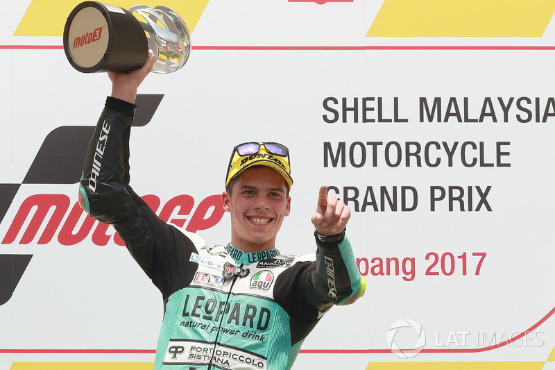 Podium: ganador, Joan Mir, Leopard Racing
