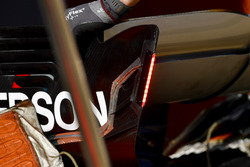 Mercedes-AMG F1 W09 with lights on rear wing detail