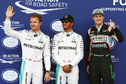 Polesitter Lewis Hamilton, Mercedes AMG F1 Team, second place Nico Rosberg, Mercedes AMG F1 Team, th