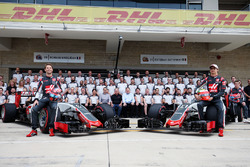Romain Grosjean en Esteban Gutierrez, Haas F1 Team