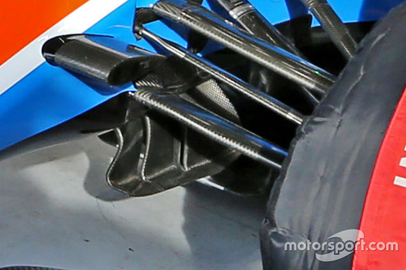 Manor Racing: Radaufhängung