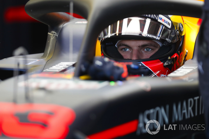 Max Verstappen, Red Bull Racing, in cockpit