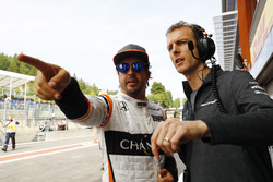 Fernando Alonso, McLaren, Mark Temple, Renningenieur, McLaren