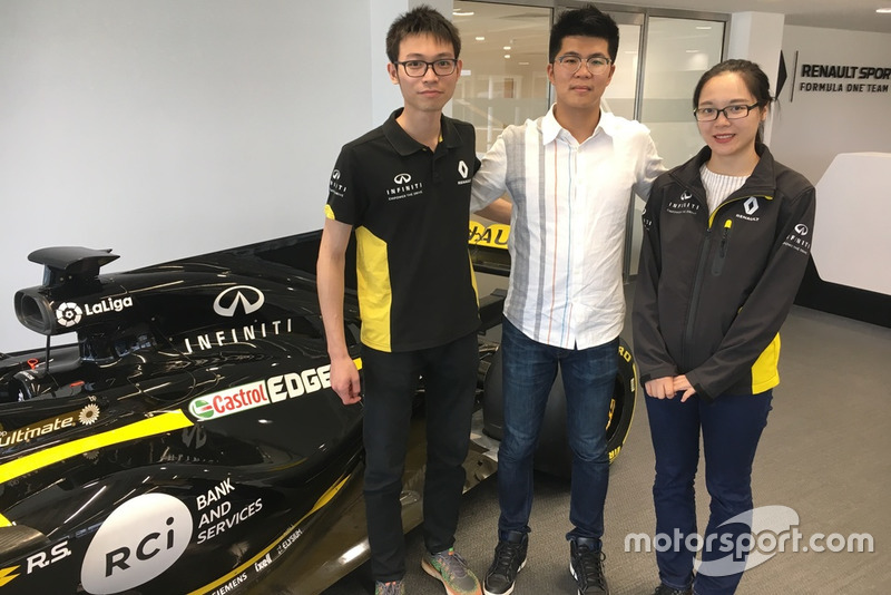 Xuezi (Sally) Li and Yifei Liao, winners of Infiniti Engineering Academy 2016 and 2017