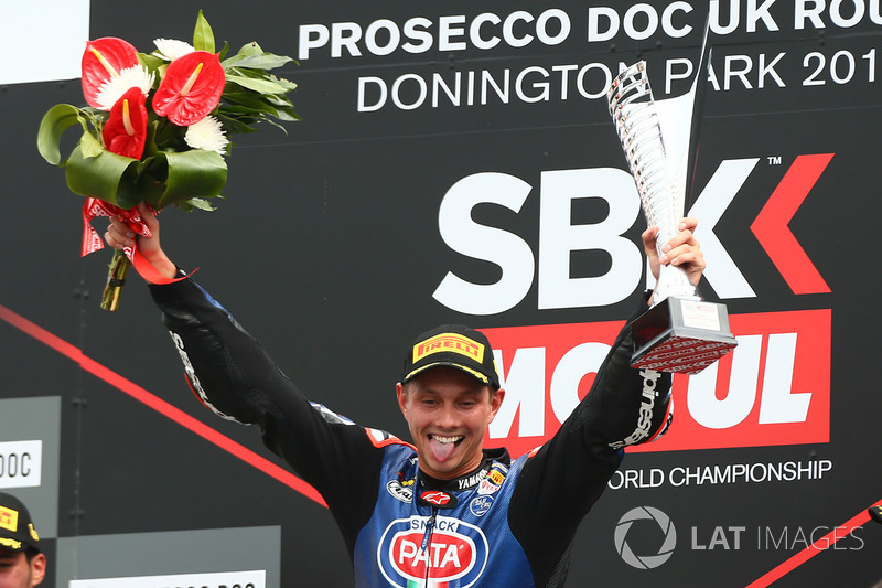 Podio: il vincitore della gara Michael van der Mark, Pata Yamaha
