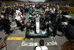 Lewis Hamilton, Mercedes AMG F1, in der Startaufstellung