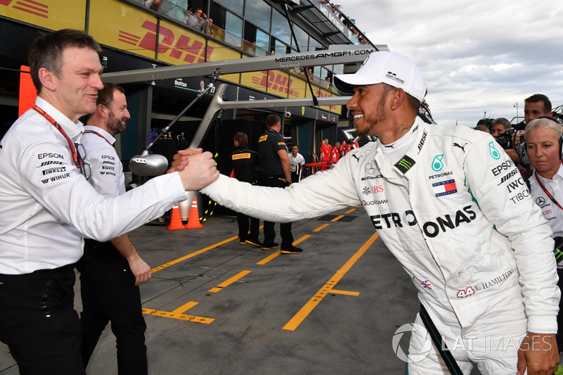 Pole pozisyonu galibi Lewis Hamilton, Mercedes-AMG F1, James Allison, Mercedes AMG F1 Teknik direktörü