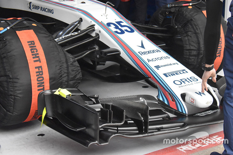 Williams FW41, splitter