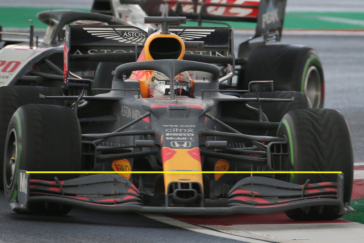 Aileron avant de Max Verstappen, Red Bull Racing RB16