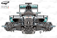 Formula 1 Photos - Mercedes W07 front suspensions, third view