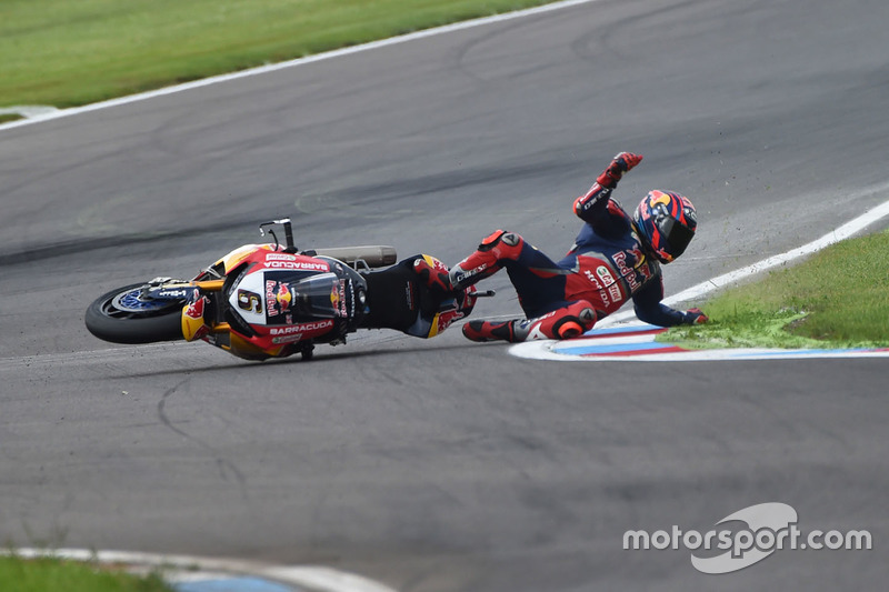 Unfall: Stefan Bradl, Honda World Superbike Team