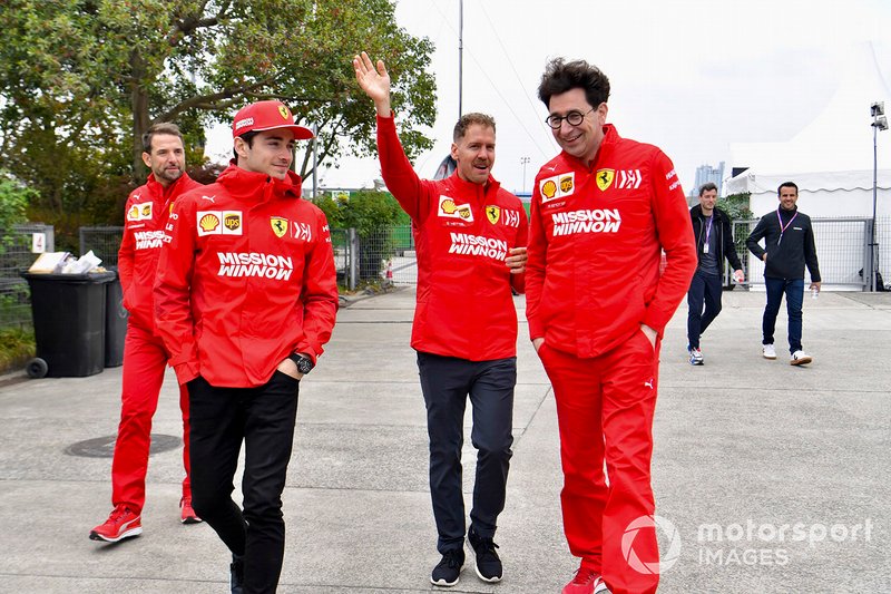 Себастьян Феттель, Ferrari, Шарль Леклер, Ferrari