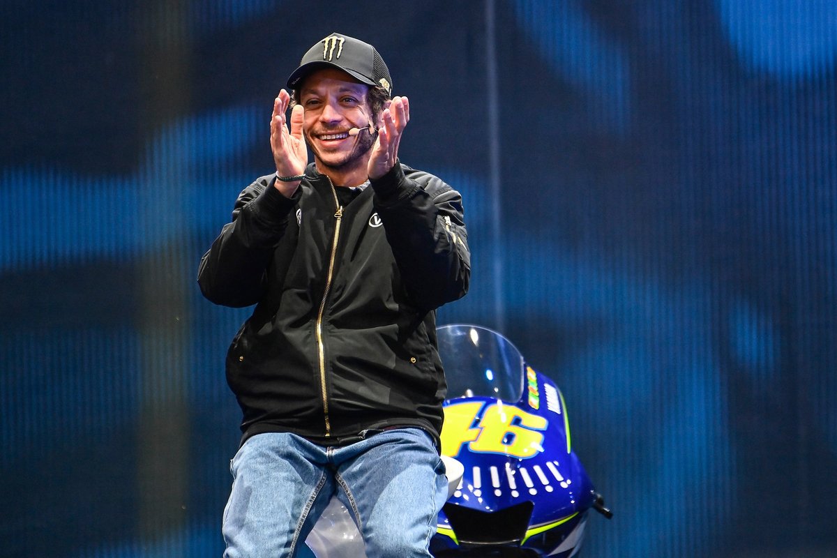 Valentino Rossi all'EICMA a Milano