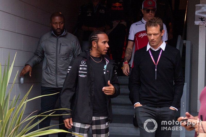 Lewis Hamilton, Mercedes AMG F1 et Alex Wurz