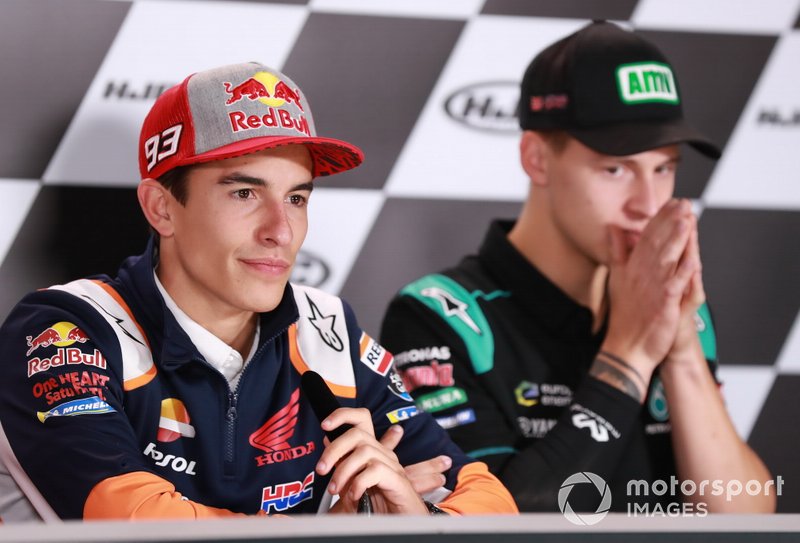 Marc Marquez, Repsol Honda Team, Fabio Quartararo, Petronas Yamaha SRT