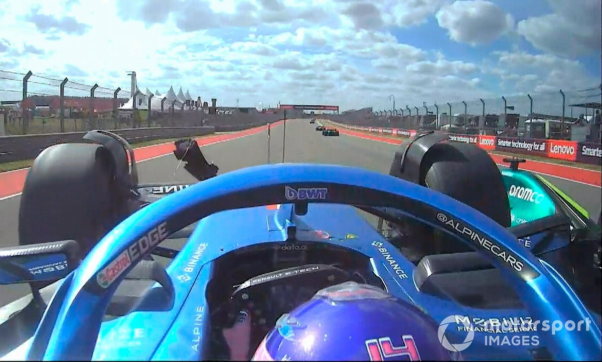 Fernando Alonso, Alpine crash