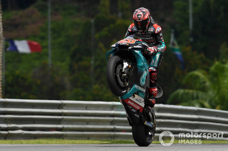 Fabio Quartararo pakte zijn vijfde pole-position in Maleisië.