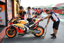 La moto di Marc Marquez, Repsol Honda Team