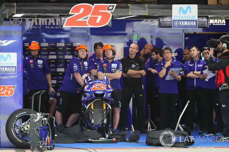 Garaje de Maverick Viñales, Yamaha Factory Racing