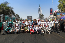 Driver's pre race photo with Jean Todt, FIA President, Alejandro Agag, Formula E CEO