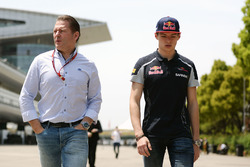 Jos Verstappen, with his son Max Verstappen, Scuderia Toro Rosso