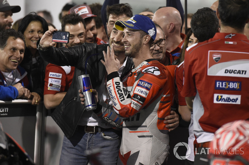 Pemenang balapan,, Andrea Dovizioso, Ducati Team, Claudio Domenicali